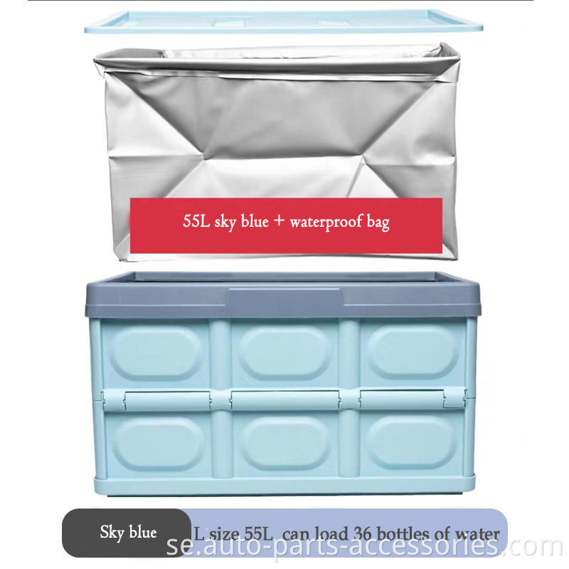 Kampanjpris 30L kapacitet OEM Brand Store Bin Container Storage Box för bilstam